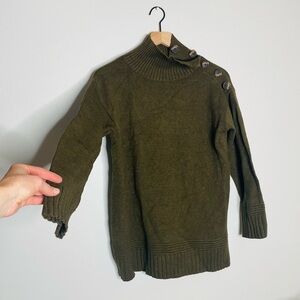 Anthropologie Margarita Tunic Sweater in Green